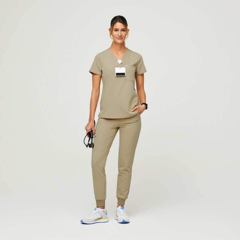 Figs Sandstone Scrub Set Size 2XL